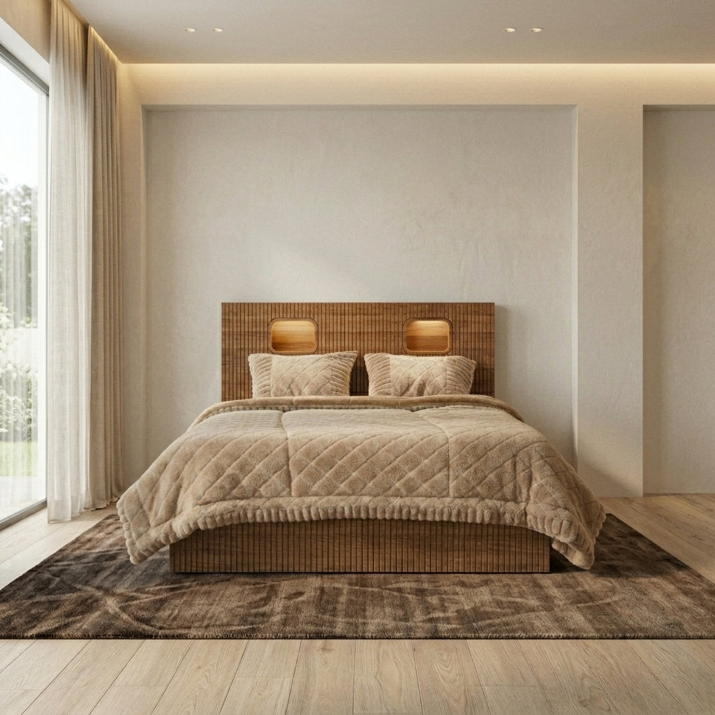 Master Brown Bed – Brown