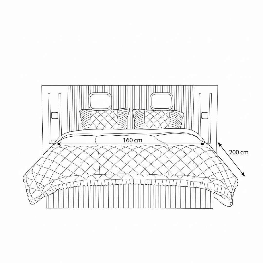 Master Brown Bed – Brown