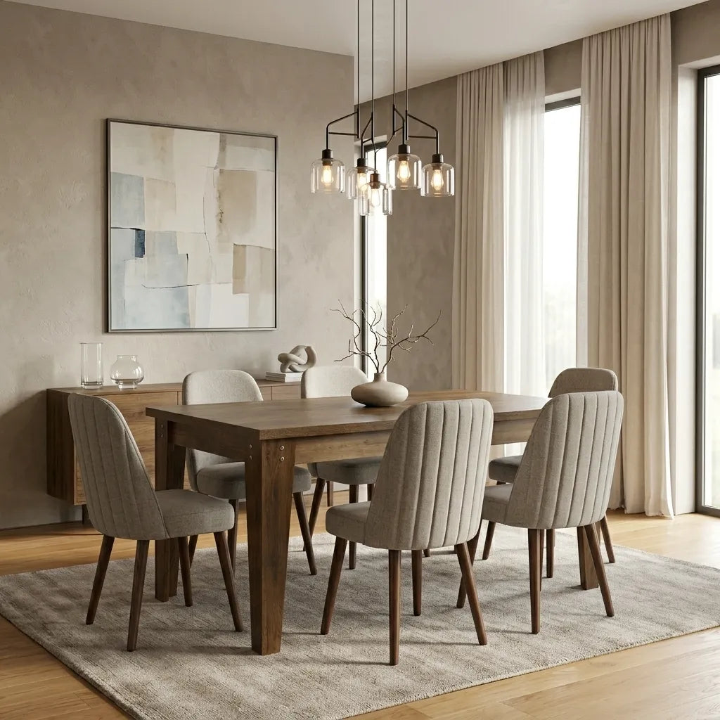 Dining Table + Chairs Novine – ترابيزة وكراسي سفرة نوفين