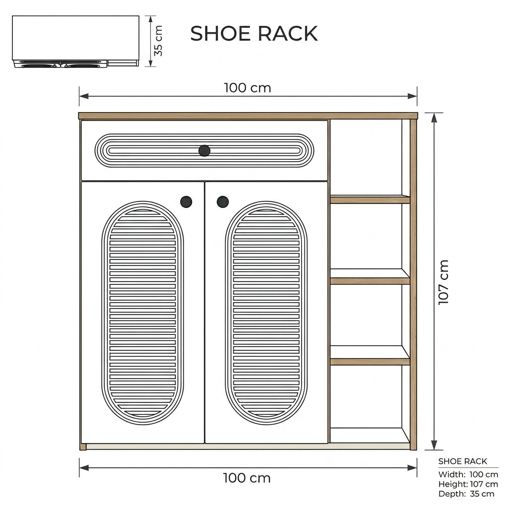 جزامة فيينا – Vienna Shoe Rack