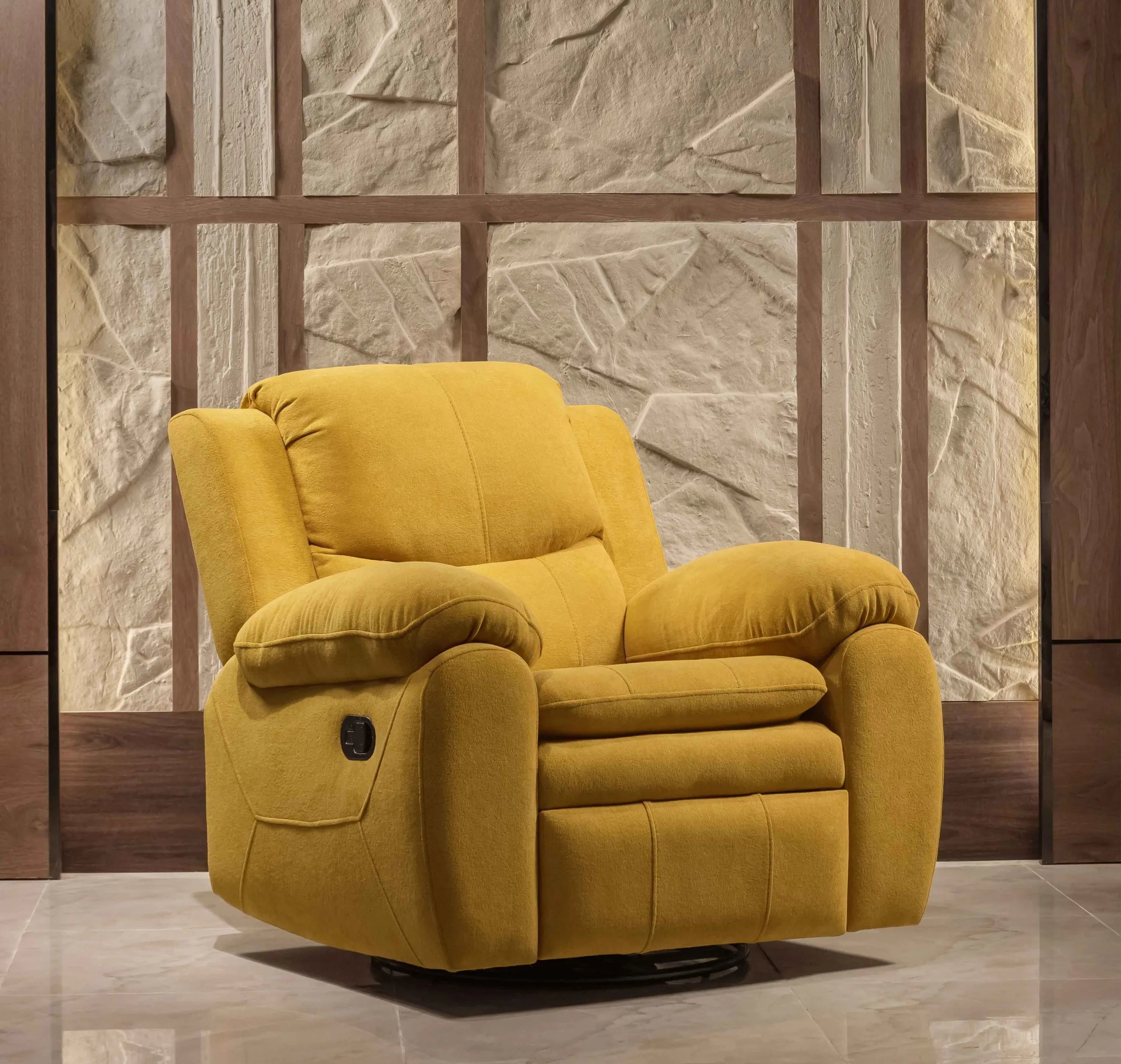 فوتيه دبل جينز قطيفة – Double Jeans Velvet Recliner
