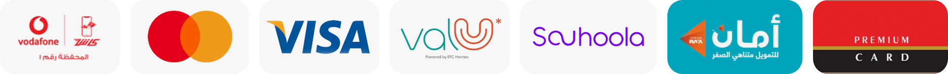 Accepted payment methods