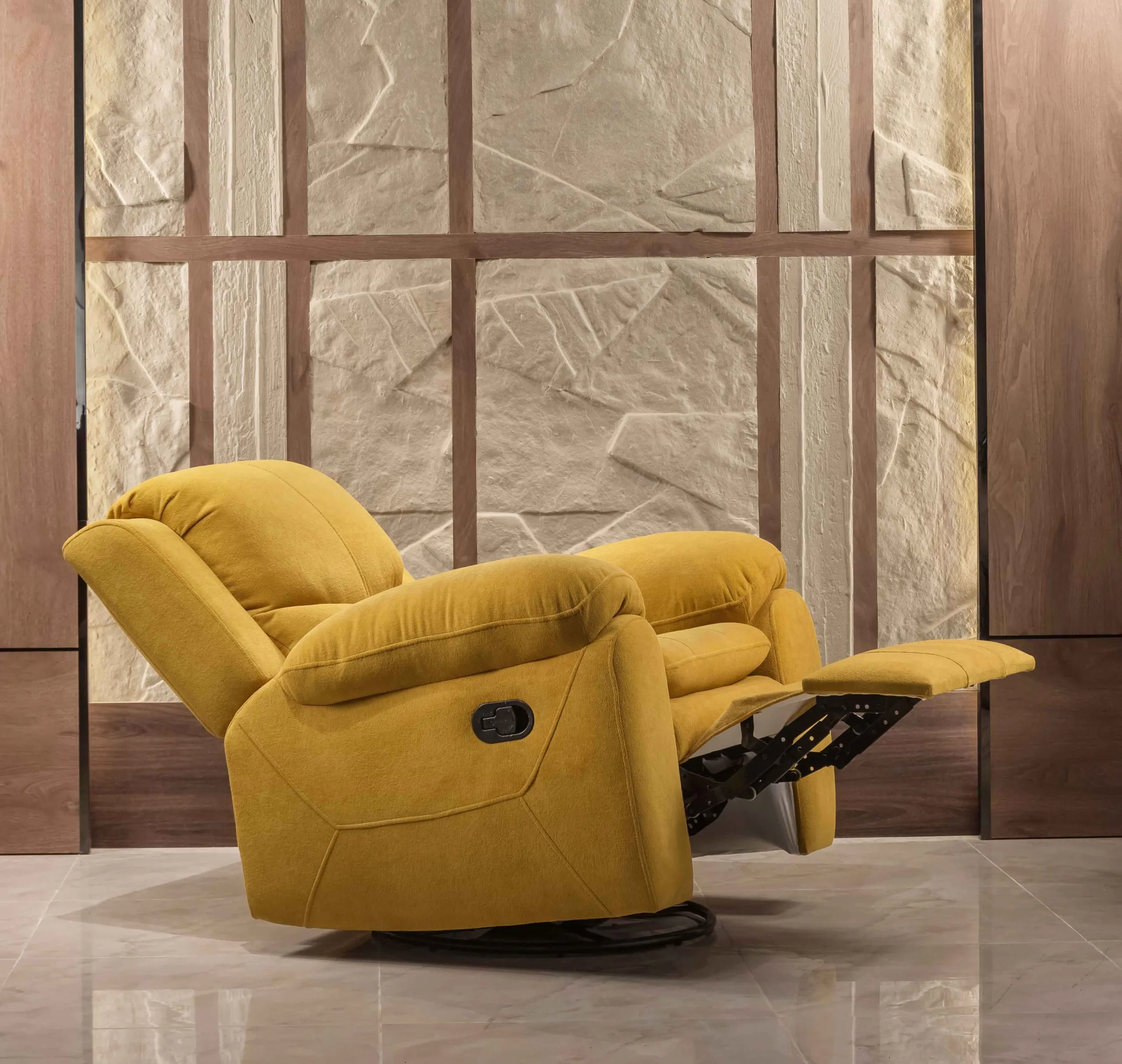 فوتيه دبل جينز قطيفة – Double Jeans Velvet Recliner