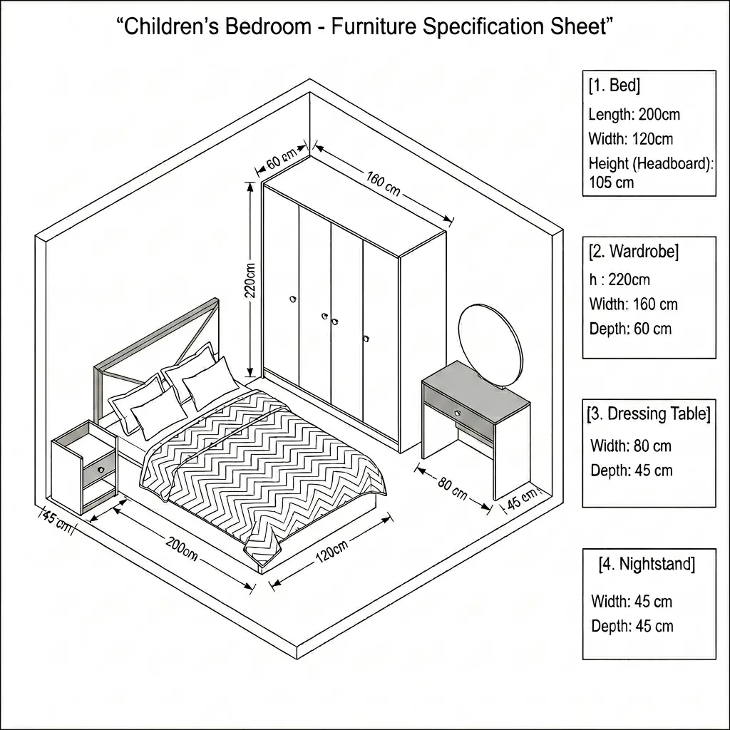 غرفه نوم شبابى فيستيفال - Festival