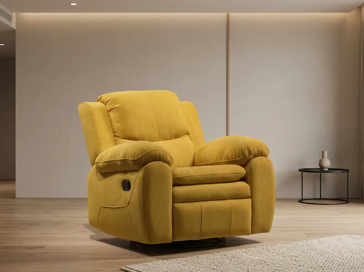 فوتيه دبل جينز قطيفة – Double Jeans Velvet Recliner
