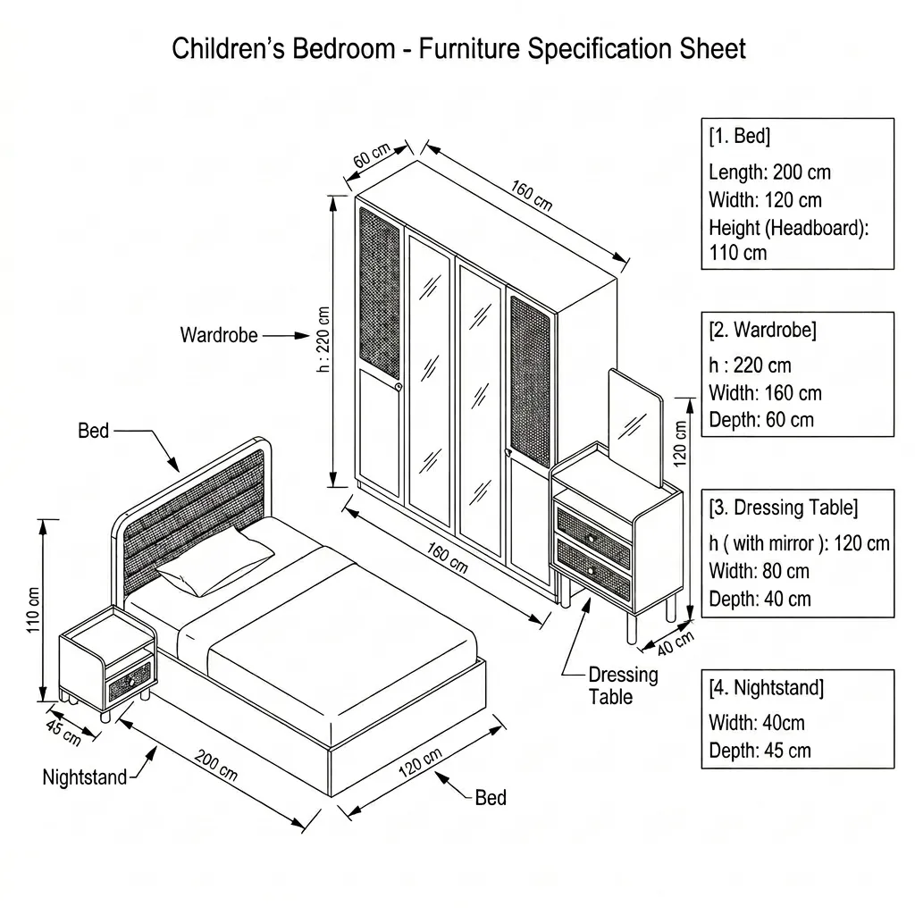 غرفه نوم شبابي بوهو - Bohoo