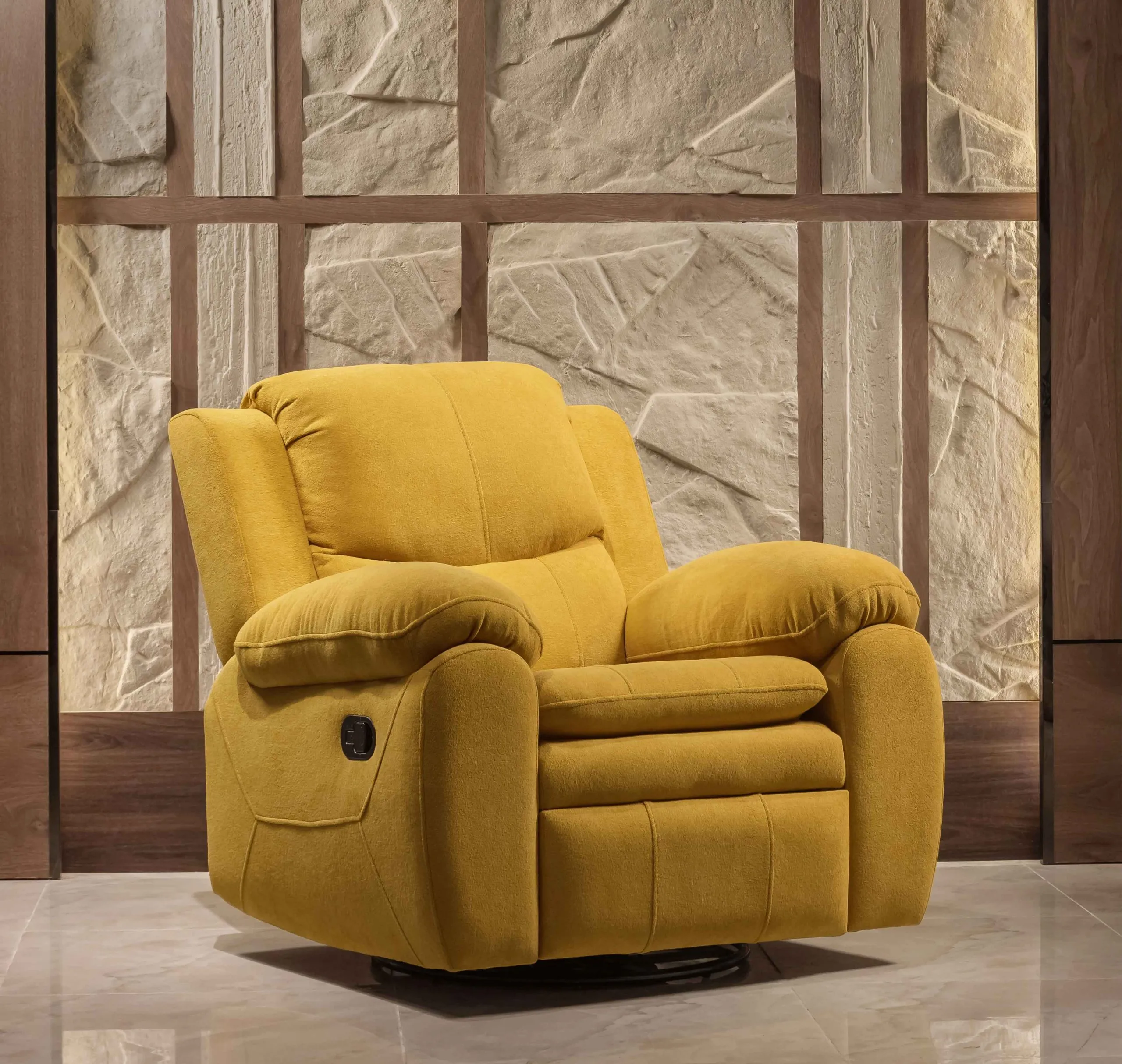 فوتيه دبل جينز قطيفة – Double Jeans Velvet Recliner